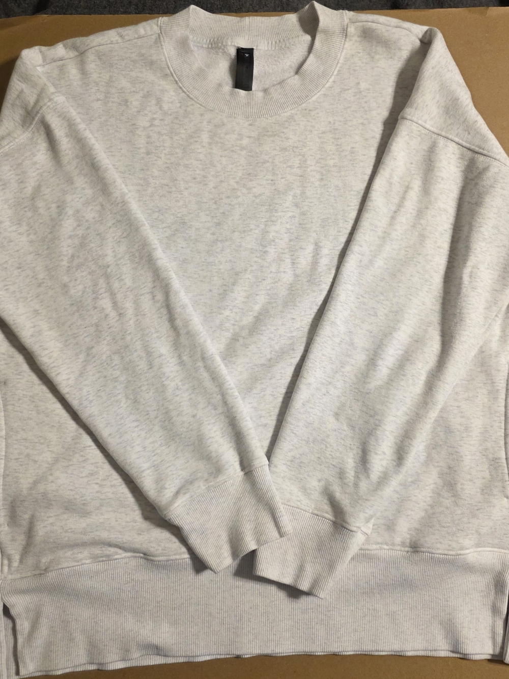 Kirkland Signature Light Heather Gray Crewneck Sweater